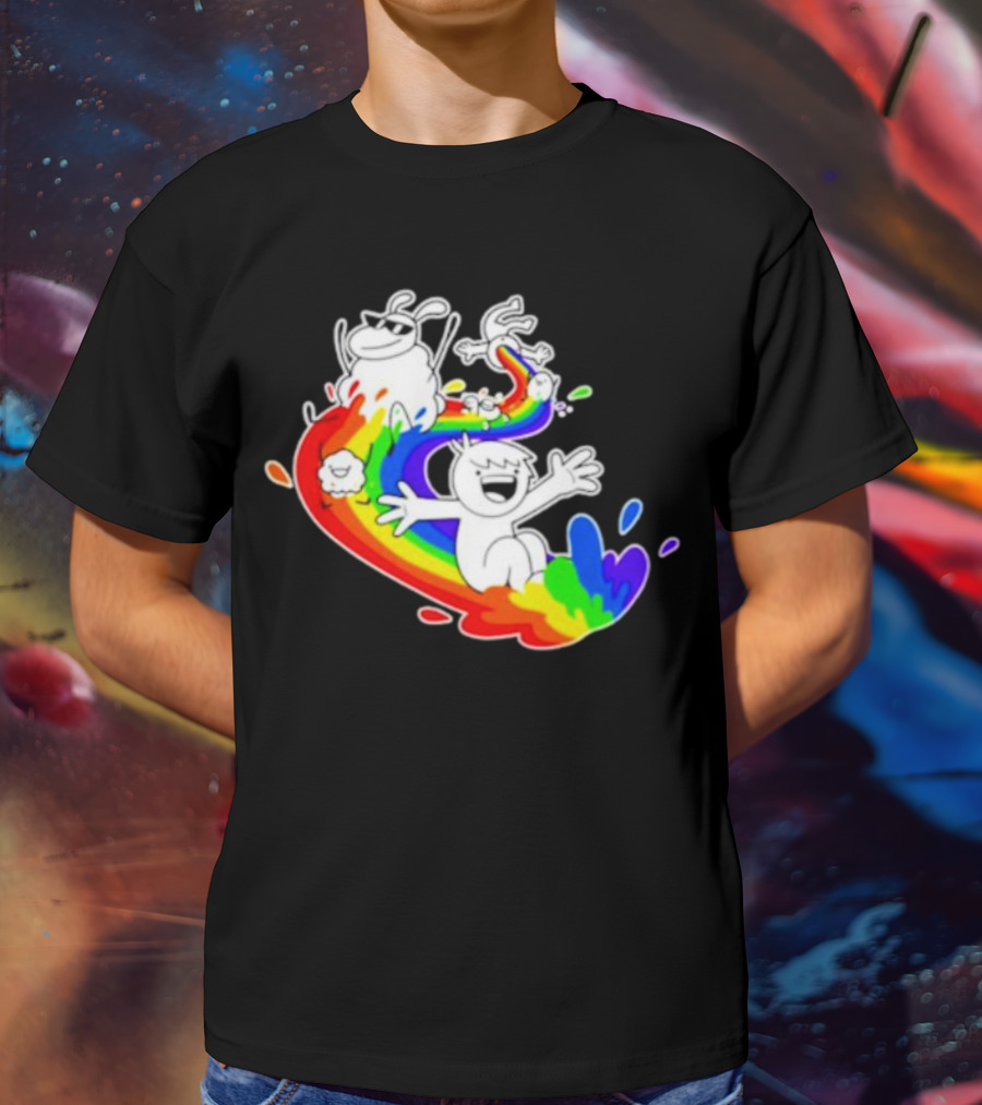 Pride Flavour Rainbow Ride Characters Limited Run T-Shirt