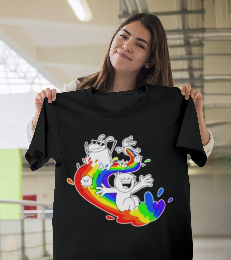 Pride Flavour Rainbow Ride Characters Limited Run T-Shirt