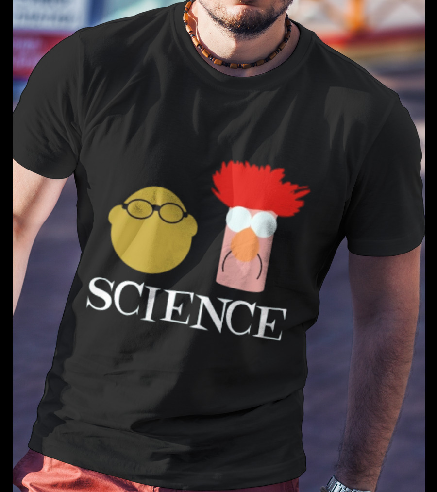 Science Beaker Bunsen Muppet T-Shirt
