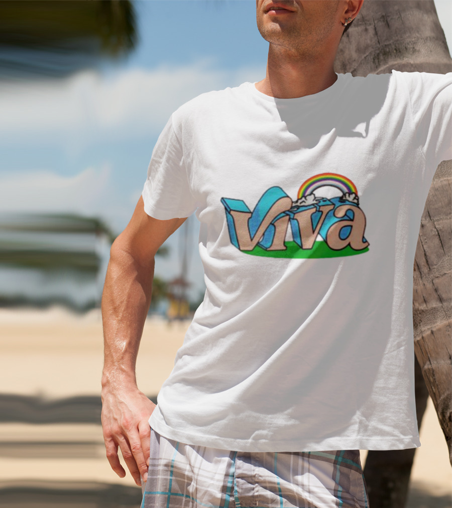 Viva La Pride Rainbow Clouds T-Shirt
