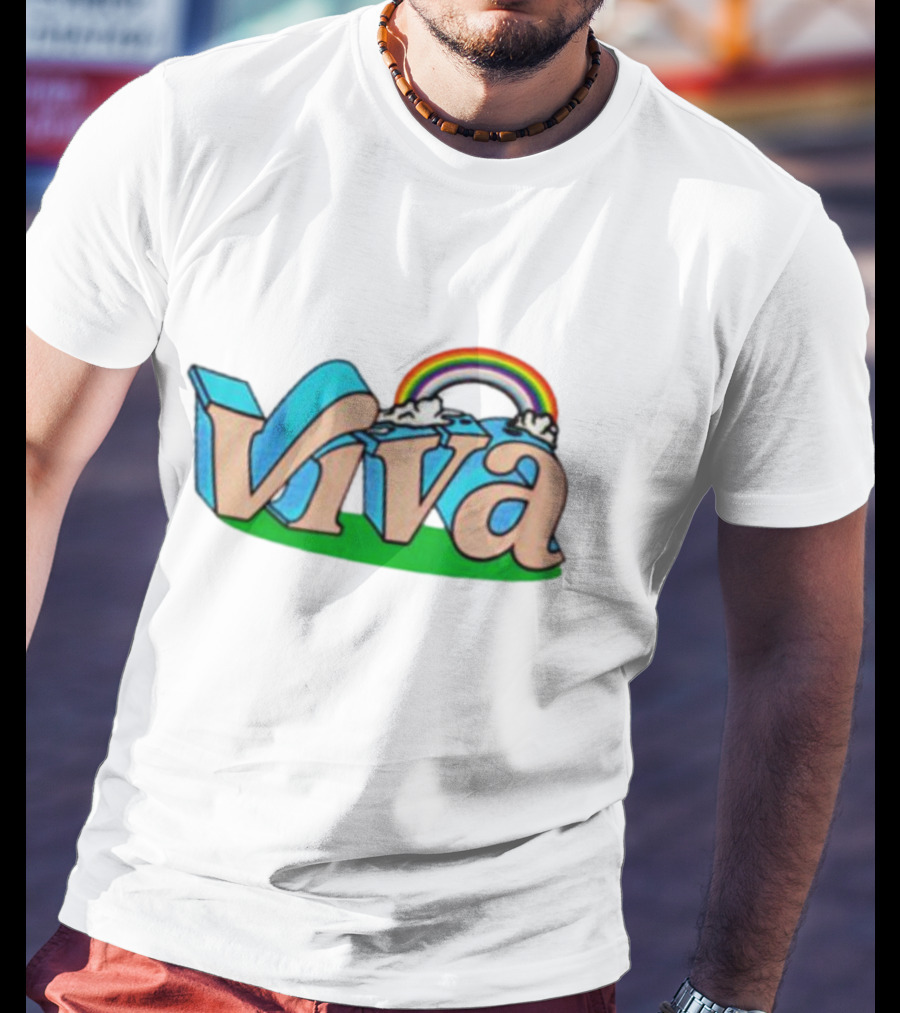 Viva La Pride Rainbow Clouds T-Shirt