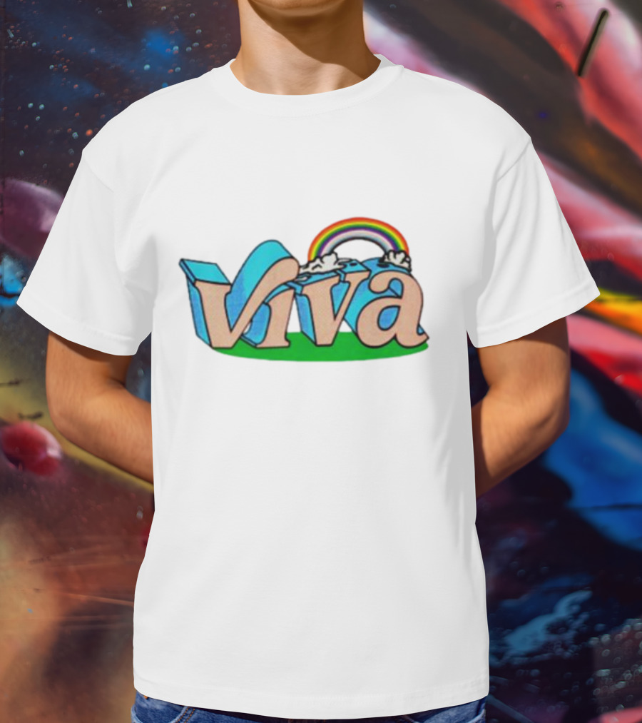 Viva La Pride Rainbow Clouds T-Shirt
