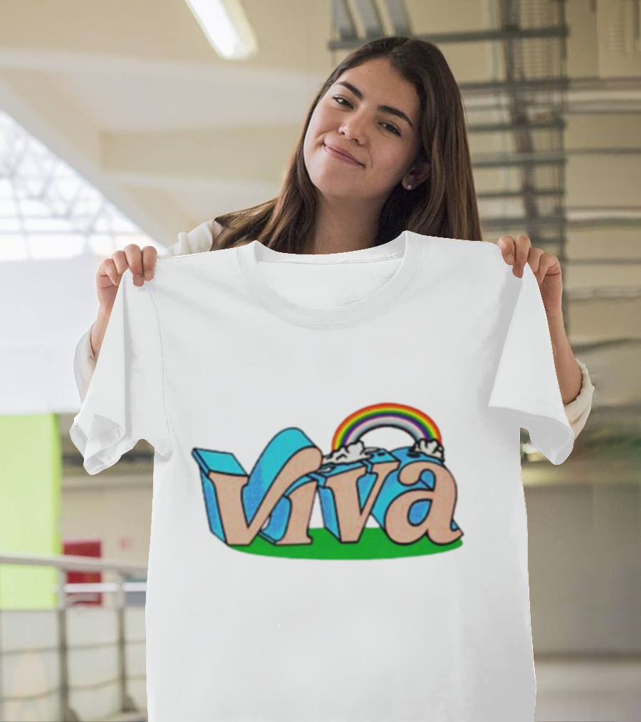 Viva La Pride Rainbow Clouds T-Shirt