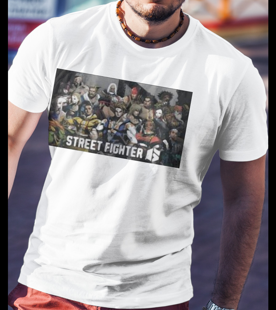 Street Fighter 6 Character Lineup With Iconic Fighters T-Shirt