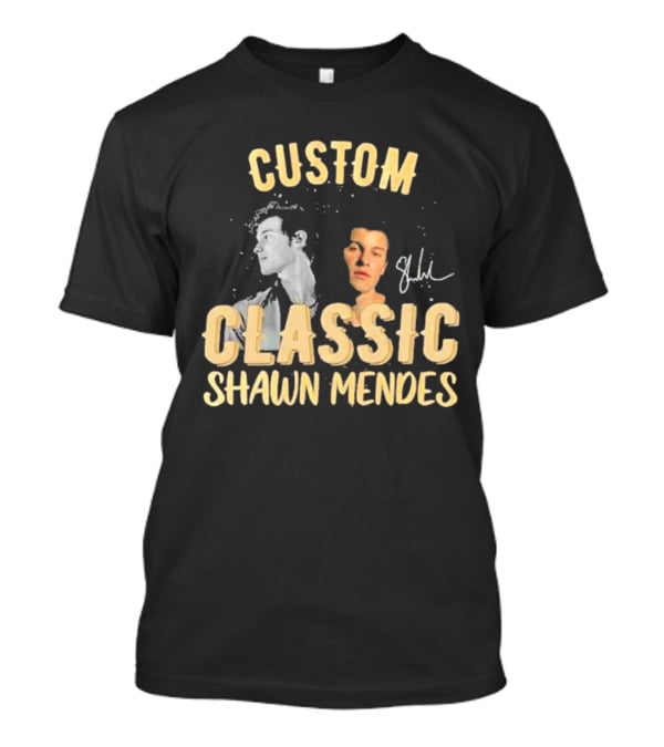 Custom Classic Shawn Mendes Signature T-Shirt