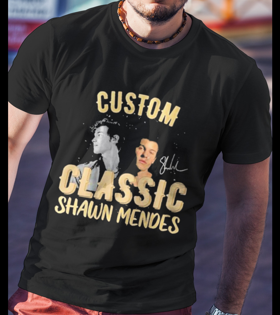 Custom Classic Shawn Mendes Signature T-Shirt
