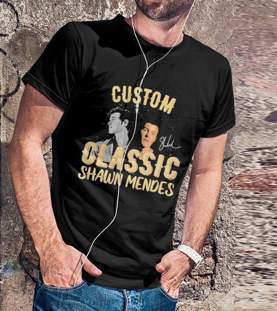 Custom Classic Shawn Mendes Signature T-Shirt