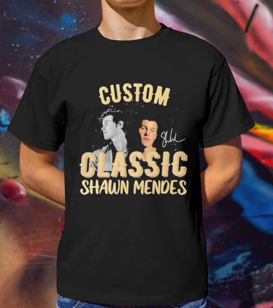 Custom Classic Shawn Mendes Signature T-Shirt