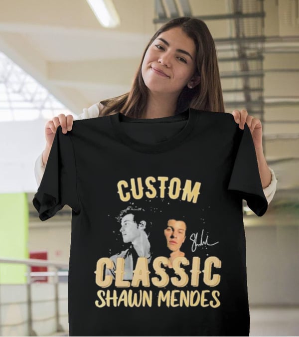 Custom Classic Shawn Mendes Signature T-Shirt