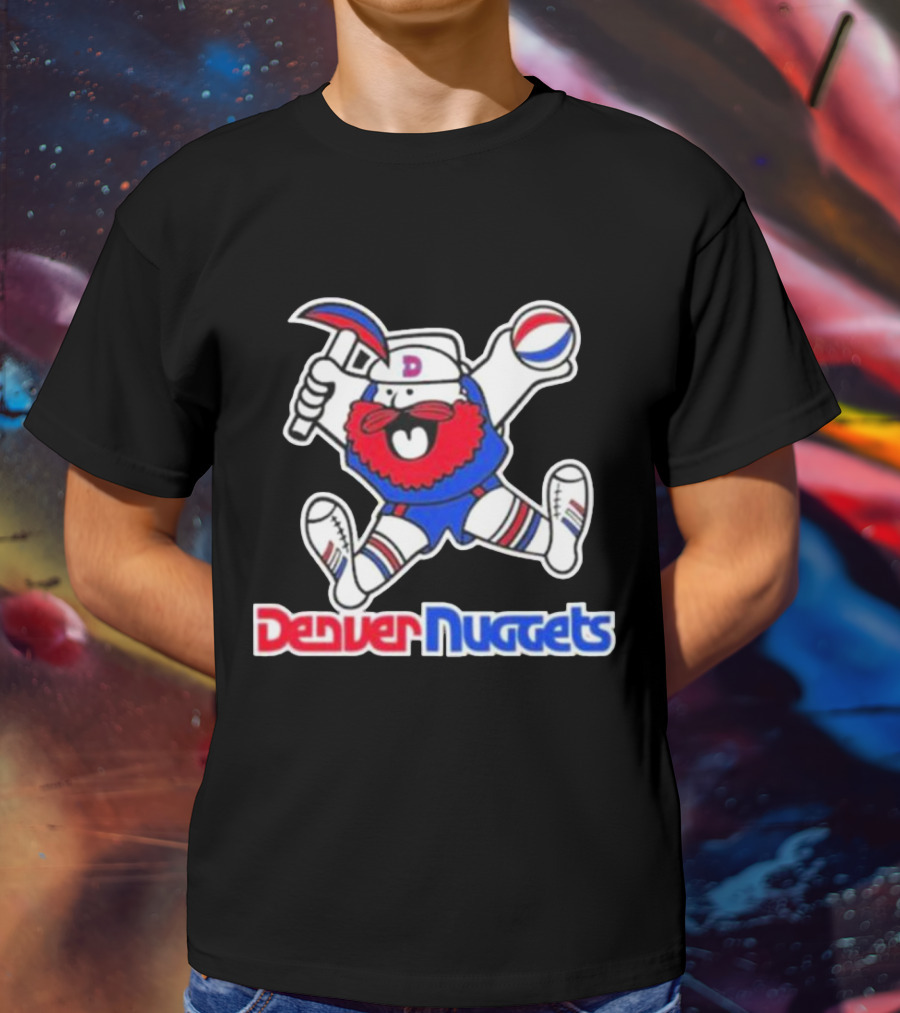 Denver Nuggets Mascot Mitchell And Ness Retro T-Shirt