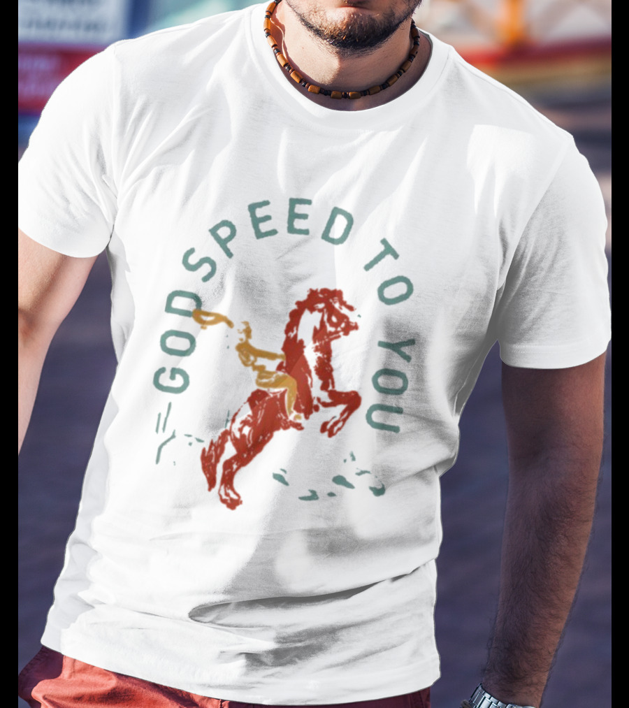 Godspeed To You Rider On Horseback T-Shirt