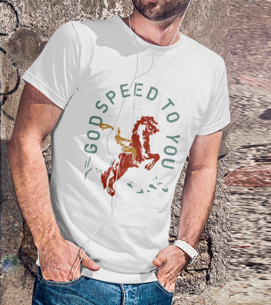 Godspeed To You Rider On Horseback T-Shirt