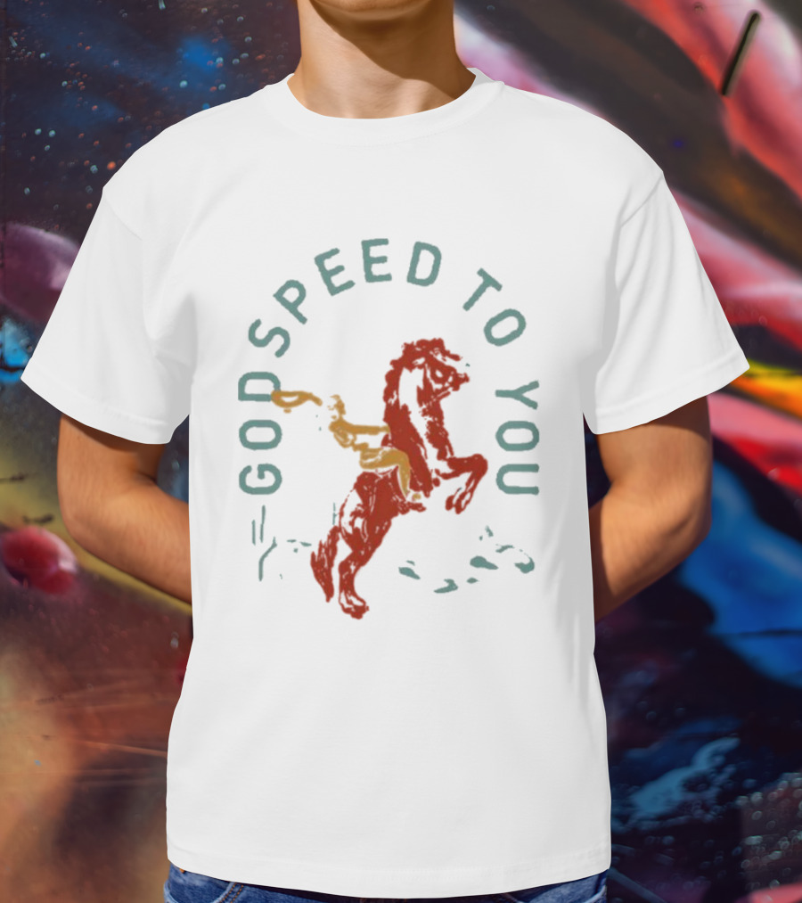 Godspeed To You Rider On Horseback T-Shirt