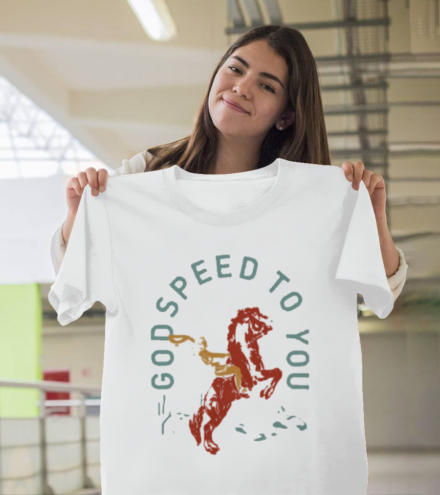 Godspeed To You Rider On Horseback T-Shirt