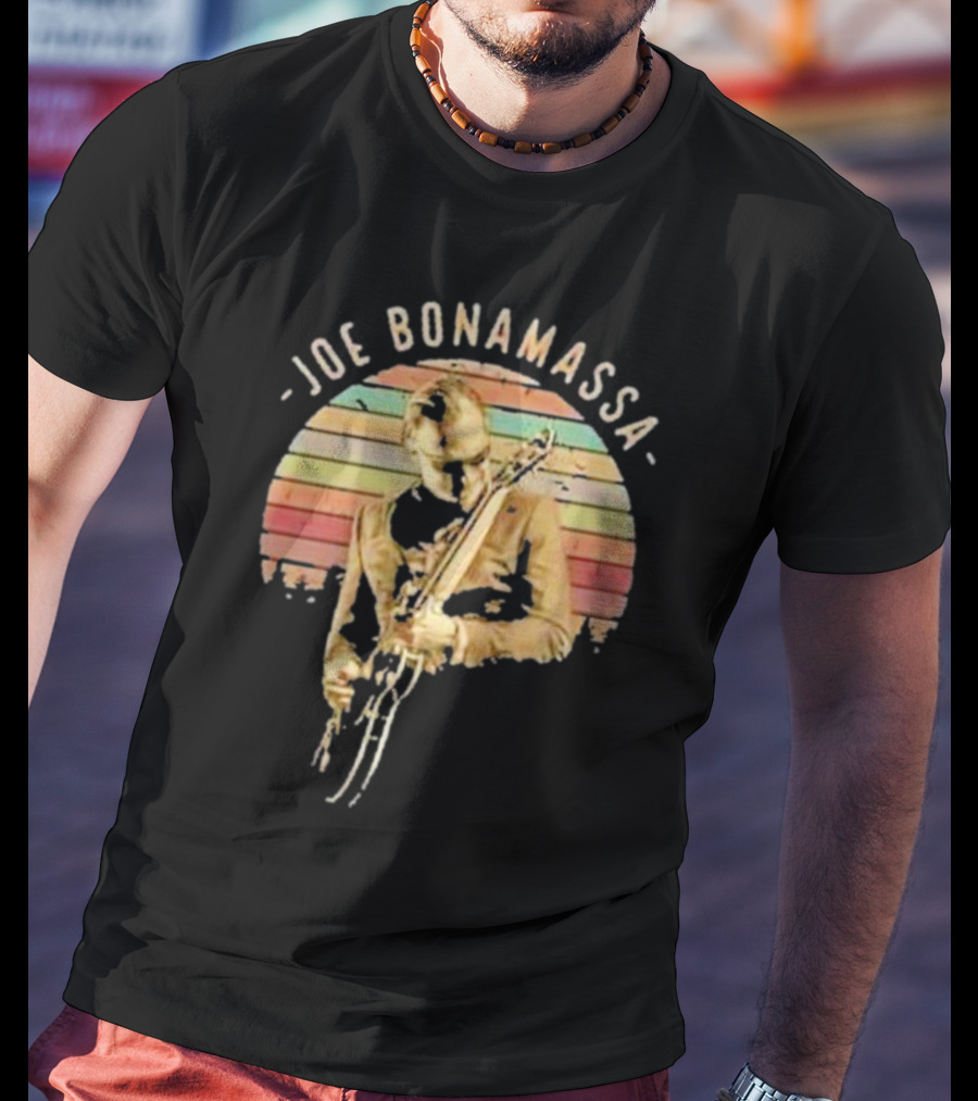 Joe Bonamassa Vintage Sunset Guitar T-Shirt