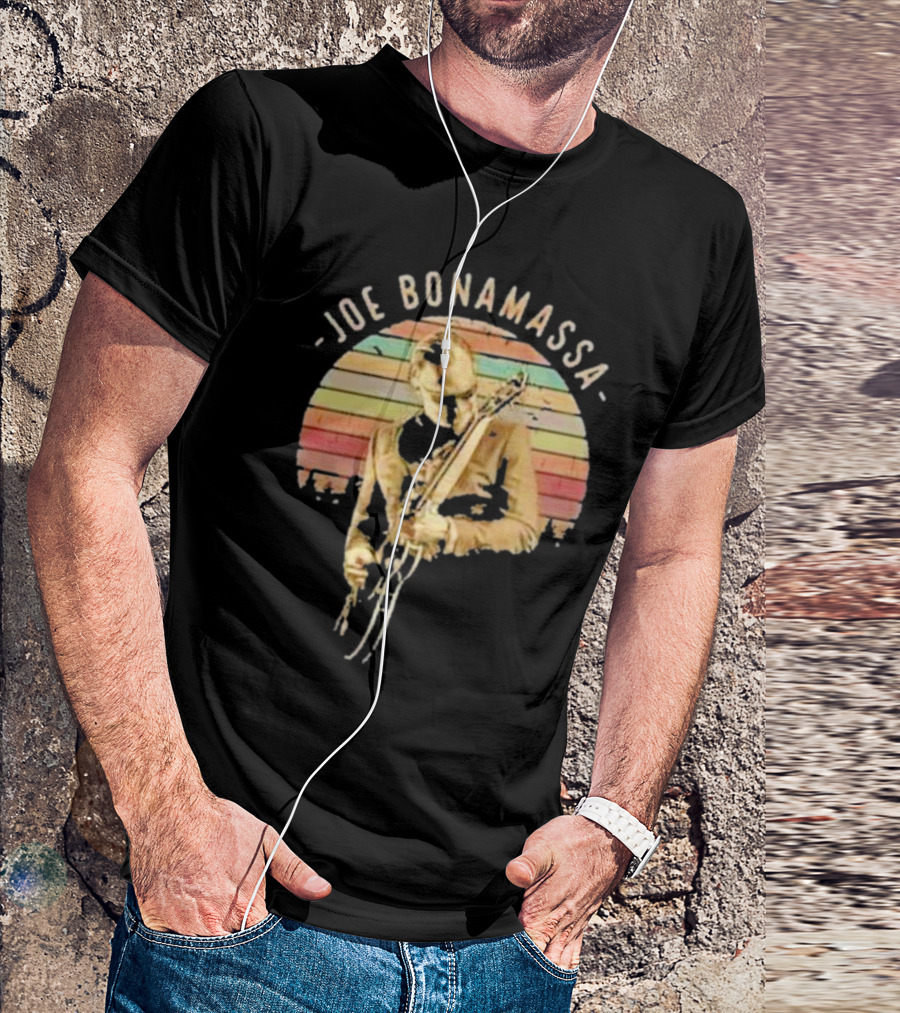 Joe Bonamassa Vintage Sunset Guitar T-Shirt