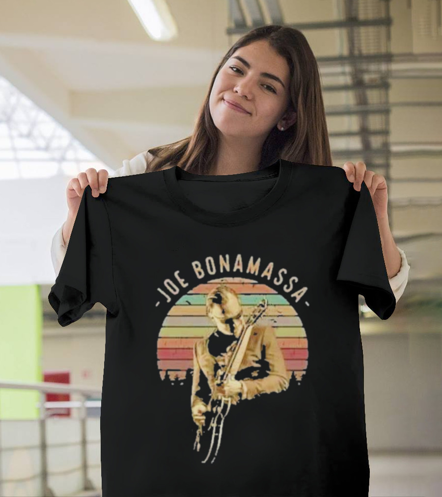 Joe Bonamassa Vintage Sunset Guitar T-Shirt