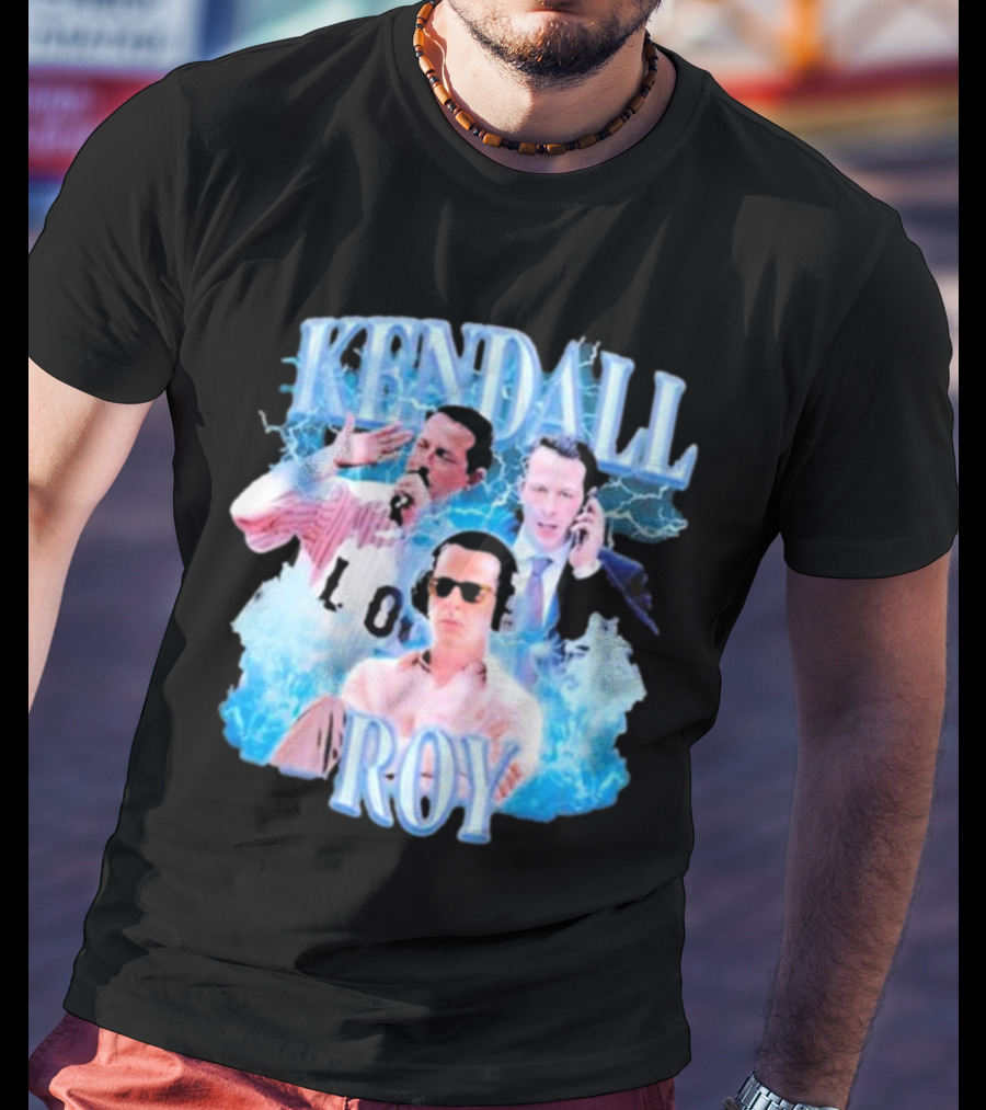 Kendall Roy Disgusting Brothers Iconic Character Moments Electric Blue T-Shirt