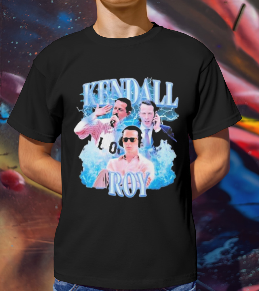Kendall Roy Disgusting Brothers Iconic Character Moments Electric Blue T-Shirt