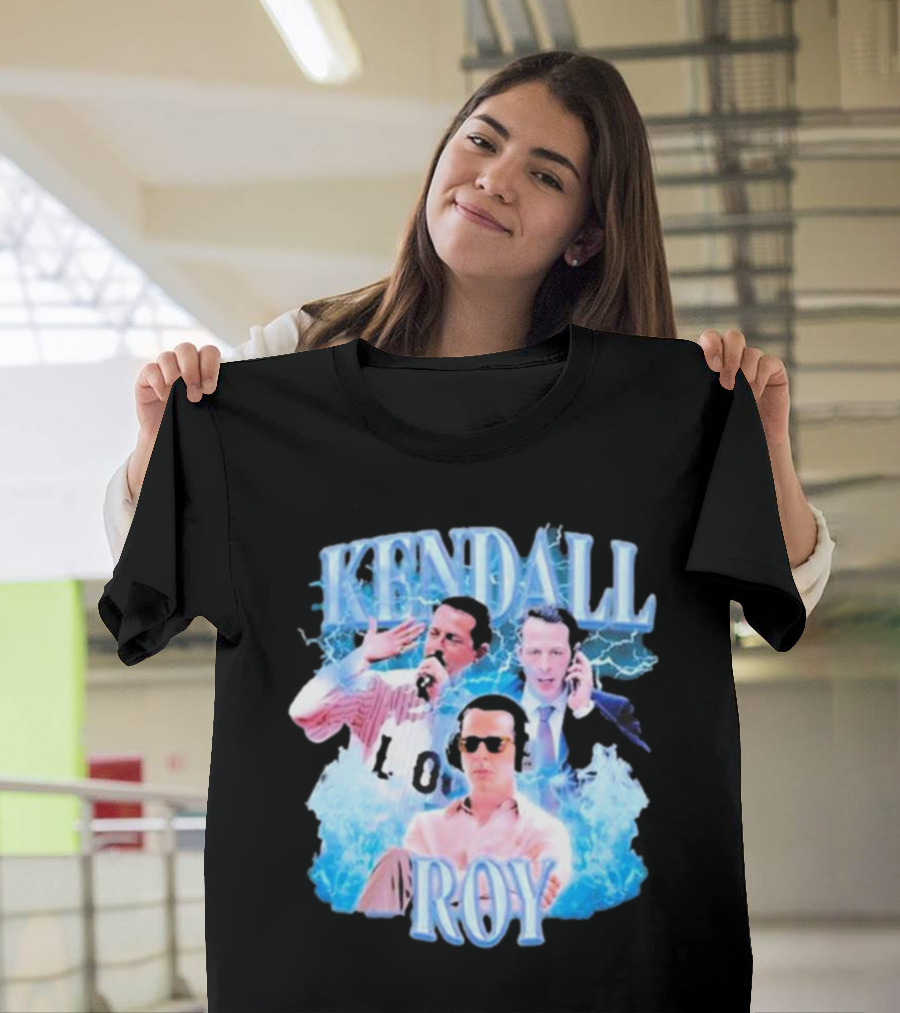 Kendall Roy Disgusting Brothers Iconic Character Moments Electric Blue T-Shirt