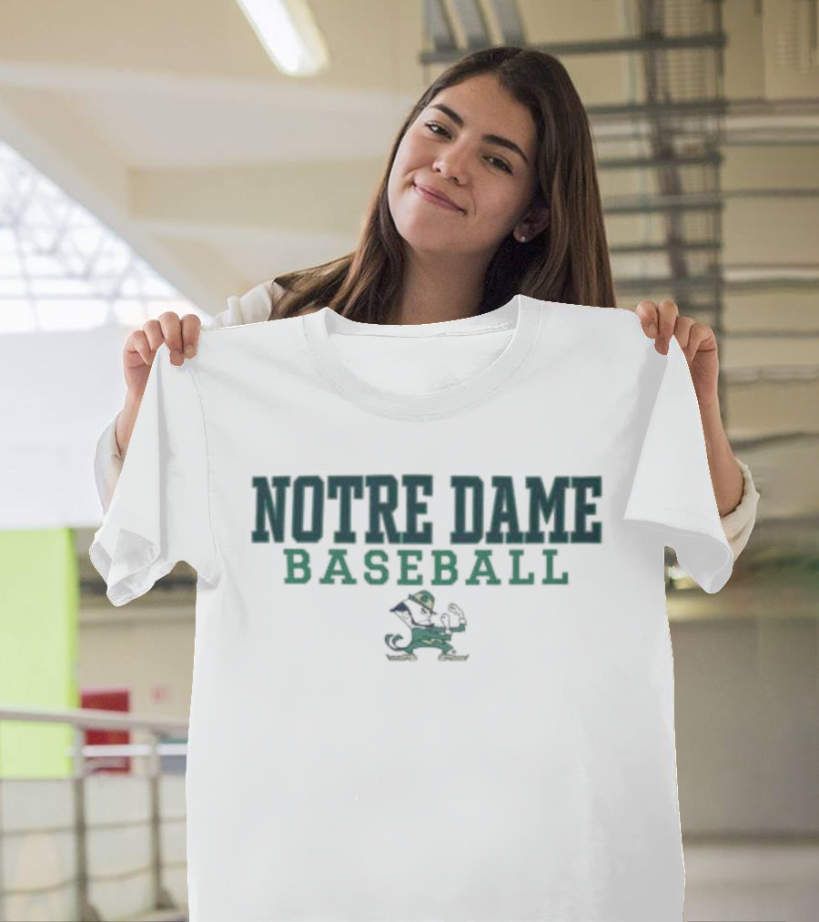 Notre Dame Baseball Champion Youth Stacked T-Shirt