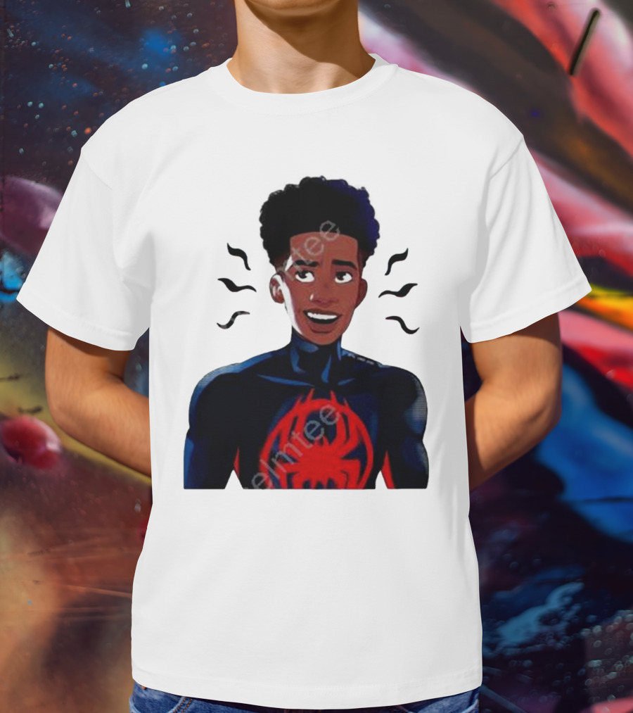 Spider Fam Charms Miles Across The Spider Verse T-Shirt