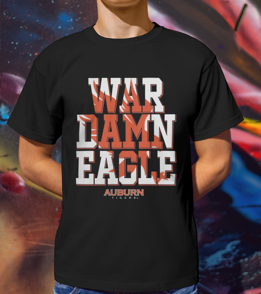 War Damn Eagle Auburn Tigers Fanatics Branded Hometown Collection T-Shirt