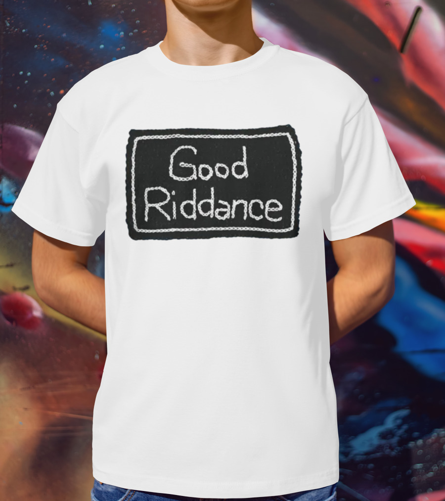 Gracie Abrams Good Riddance Crochet Black Patch T-Shirt