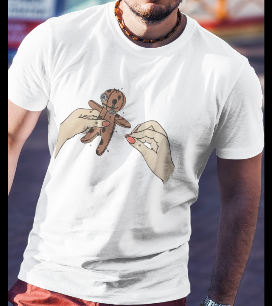 Xplr Shop Voodoo Doll Stitching Hands T-Shirt