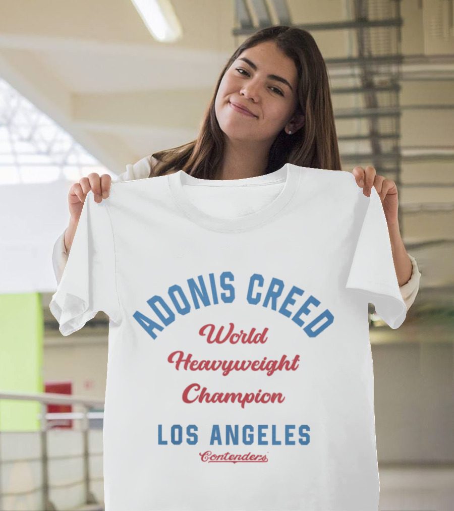 Adonis Creed World Heavyweight Champion Los Angeles Contenders T-Shirt