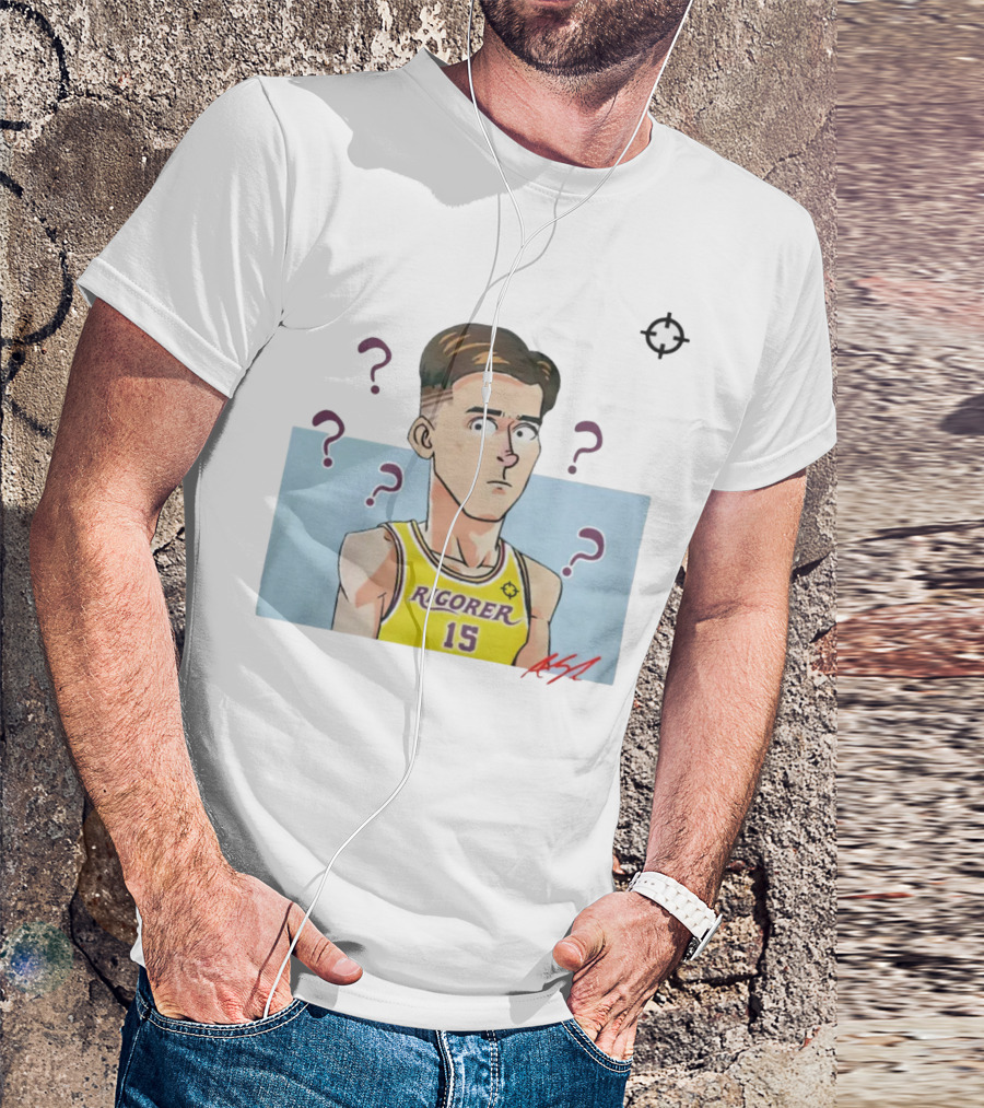 Austin Reaves Rigorer 15 Anime Style Player With Confused Expression T-Shirt