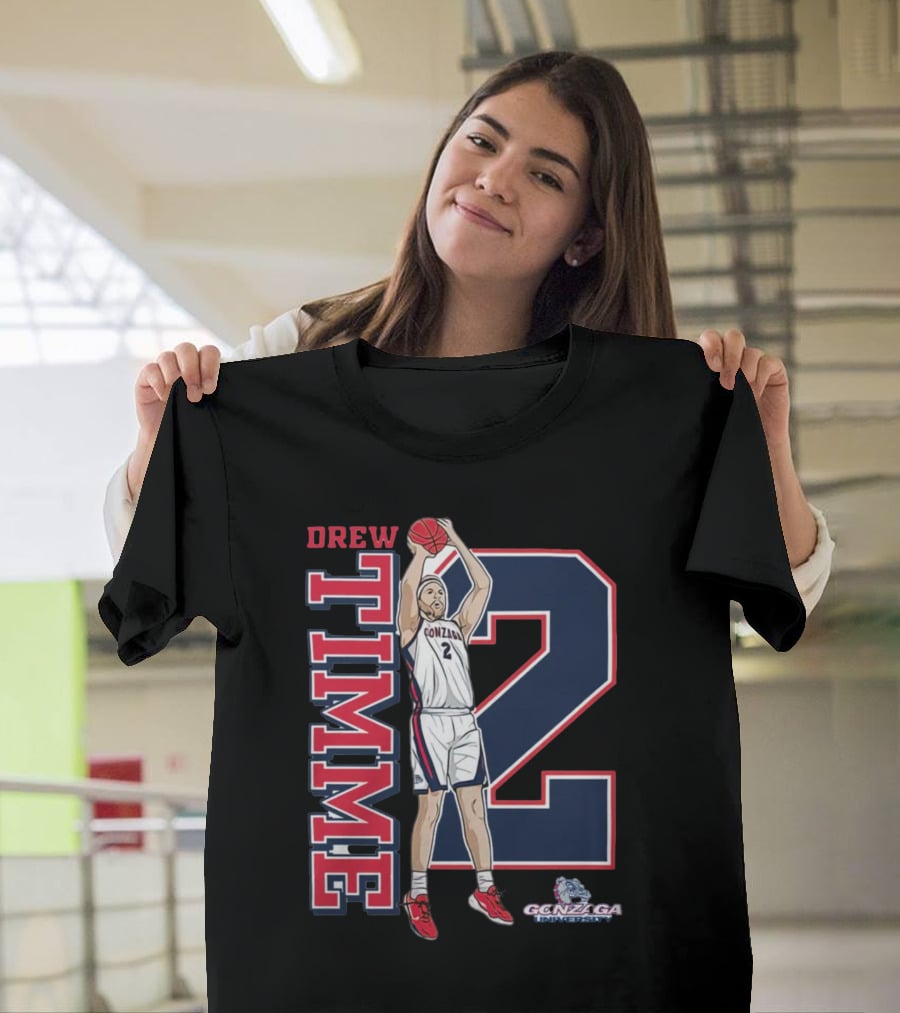 Drew Timme Gonzaga Basketball Number 2 Player Gonzaga University T-Shirt