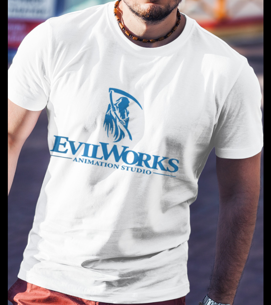 Evil Works Animation Studio Half Evil Shop T-Shirt