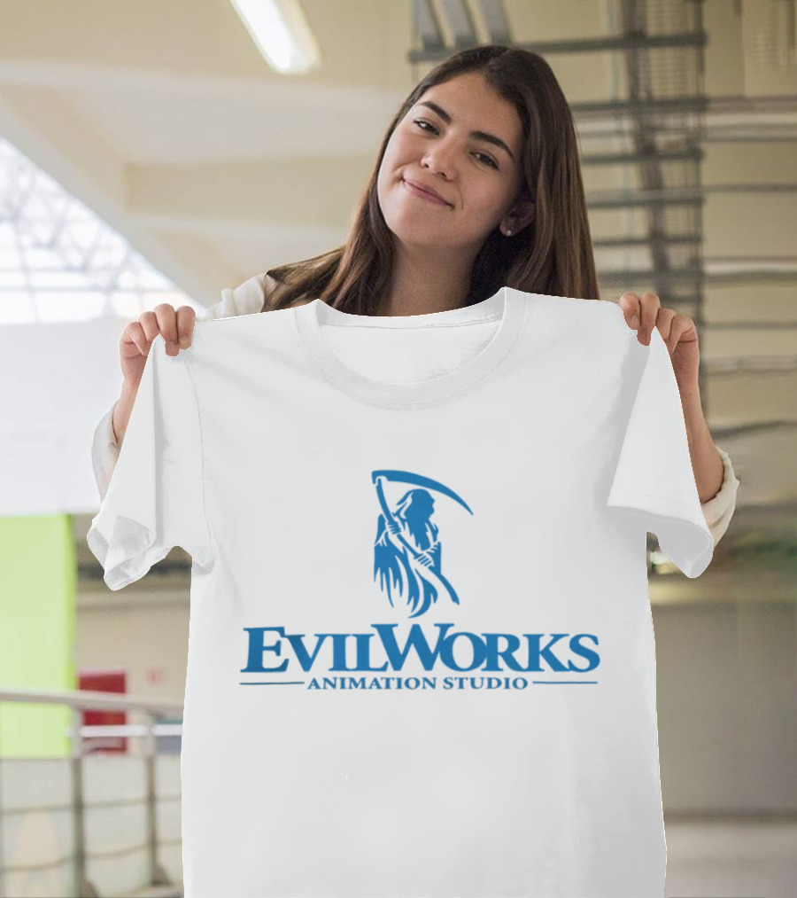Evil Works Animation Studio Half Evil Shop T-Shirt