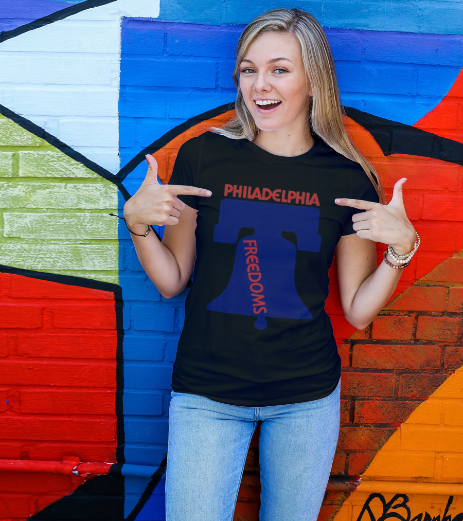 Philadelphia Freedoms Liberty Bell T-Shirt