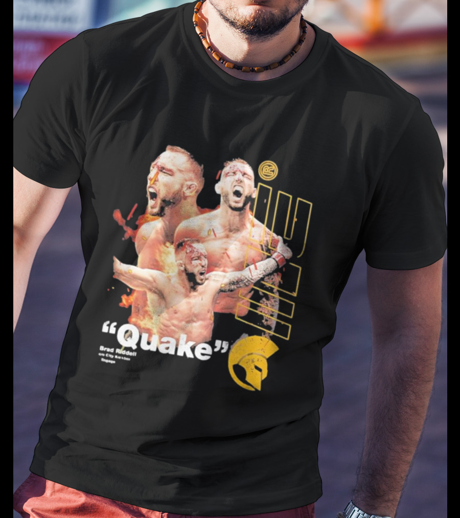 Brad Riddell Quake One City Kickboxing Image T-Shirt