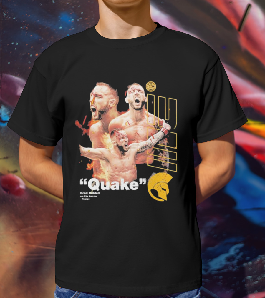 Brad Riddell Quake One City Kickboxing Image T-Shirt