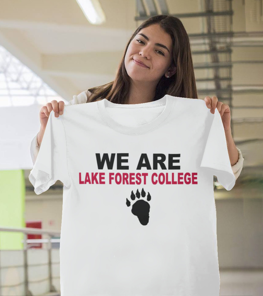 Sideline BSN Sports Store We Are Lake Forest College Bear Paw T-Shirt