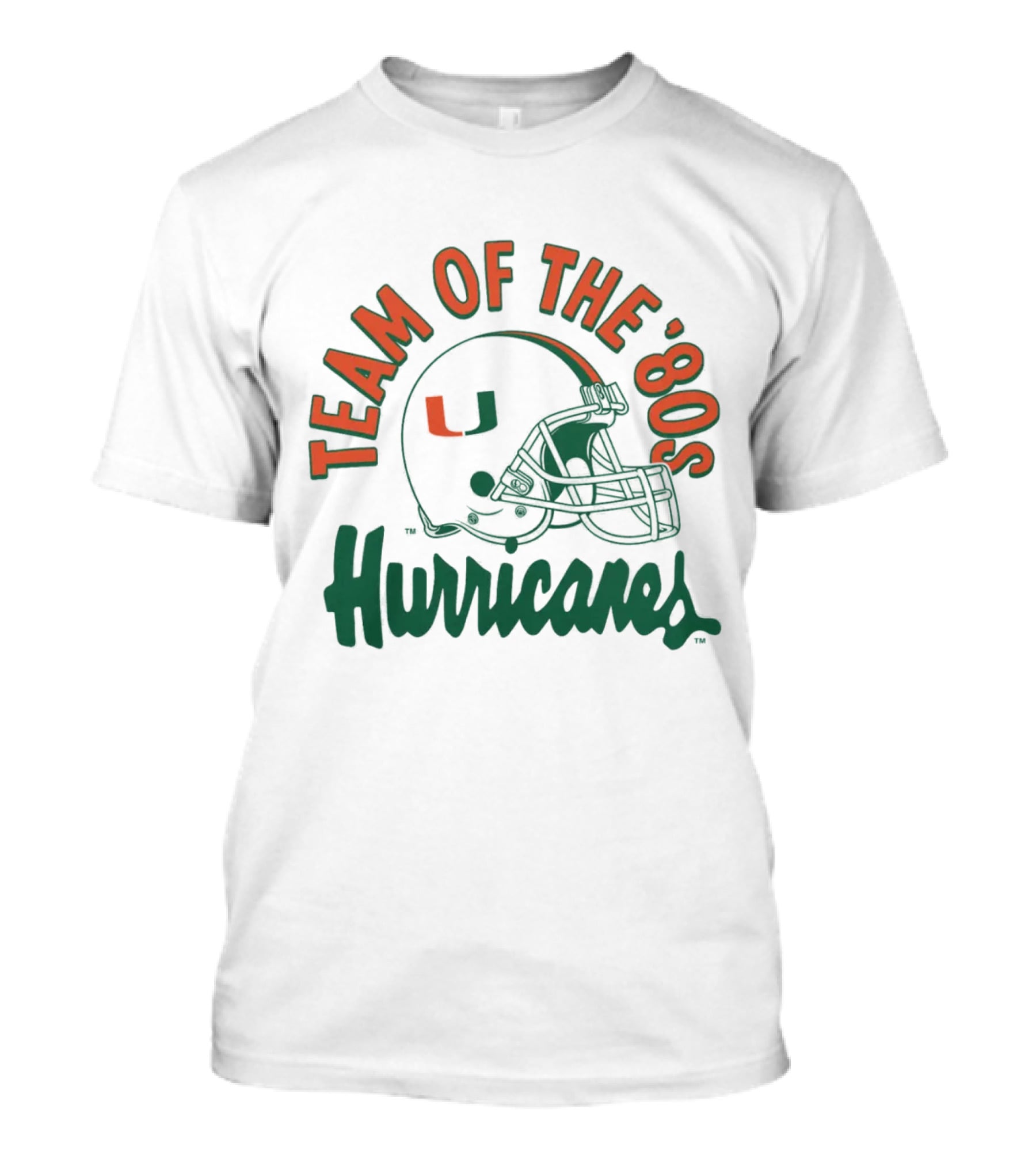 Team Of The ‘80S Hurricanes Miami Football T-Shirt