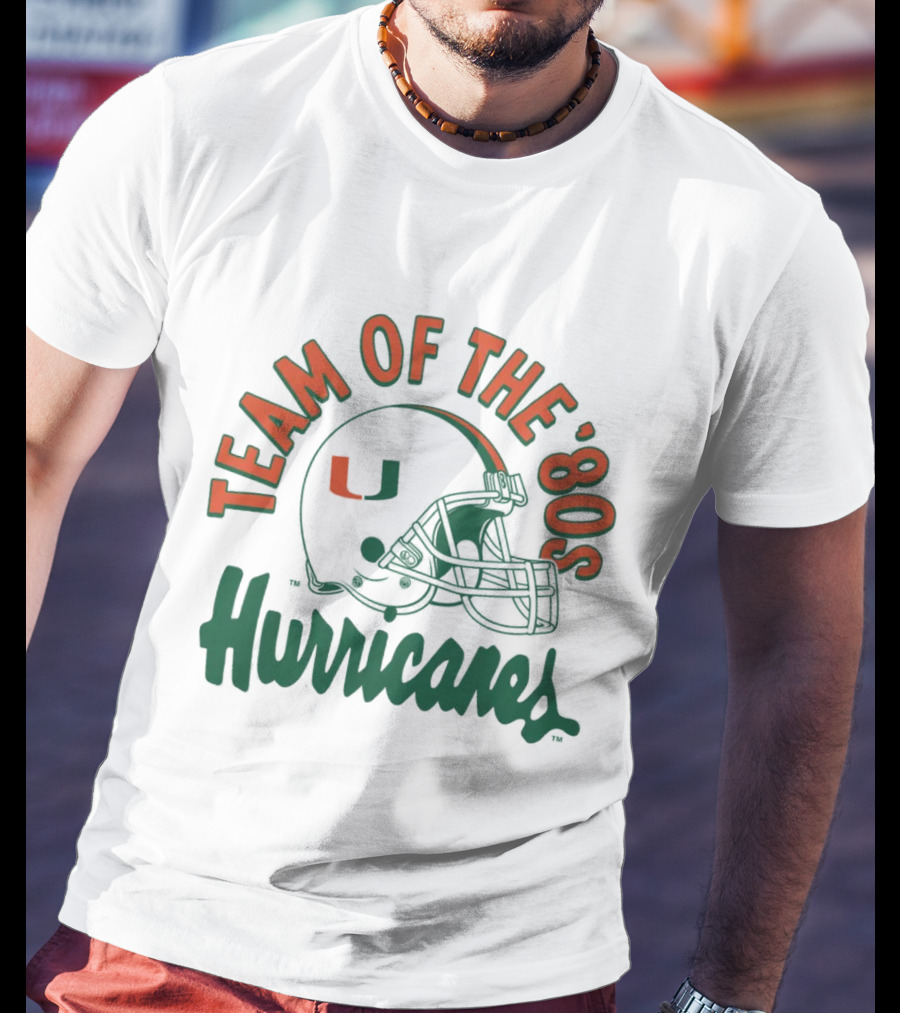Team Of The ‘80S Hurricanes Miami Football T-Shirt