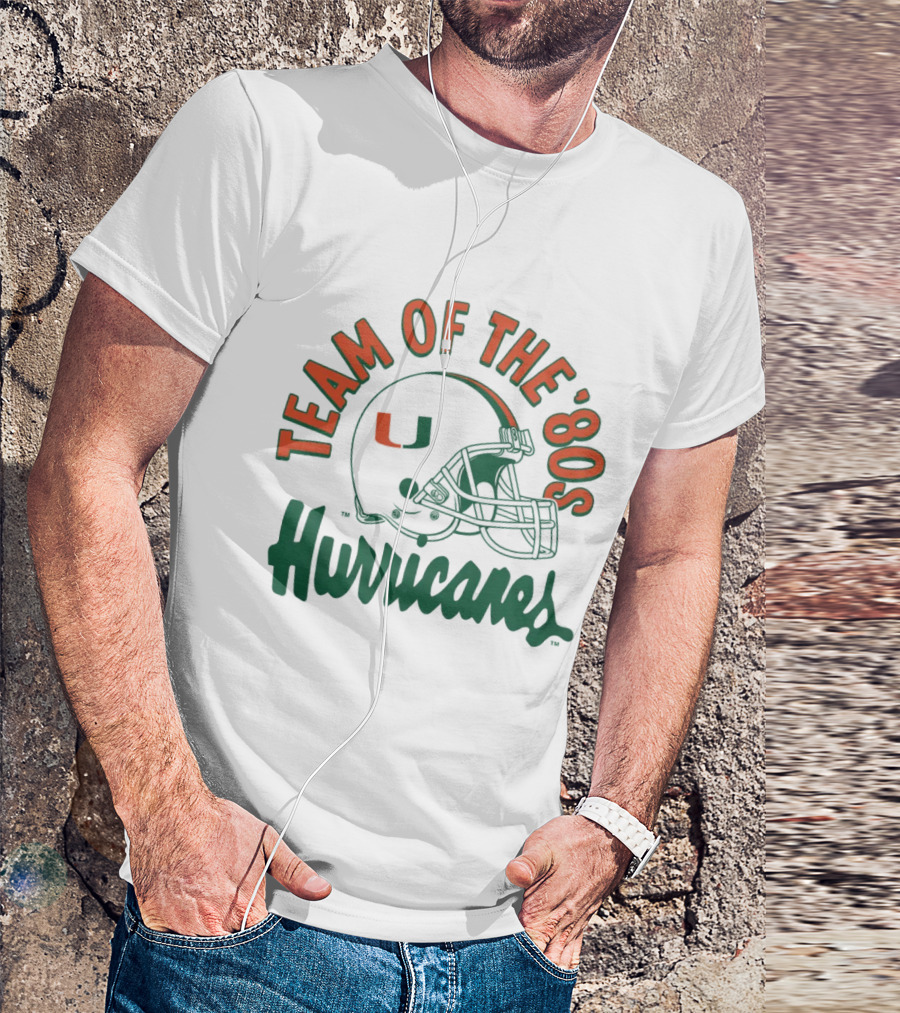 Team Of The ‘80S Hurricanes Miami Football T-Shirt