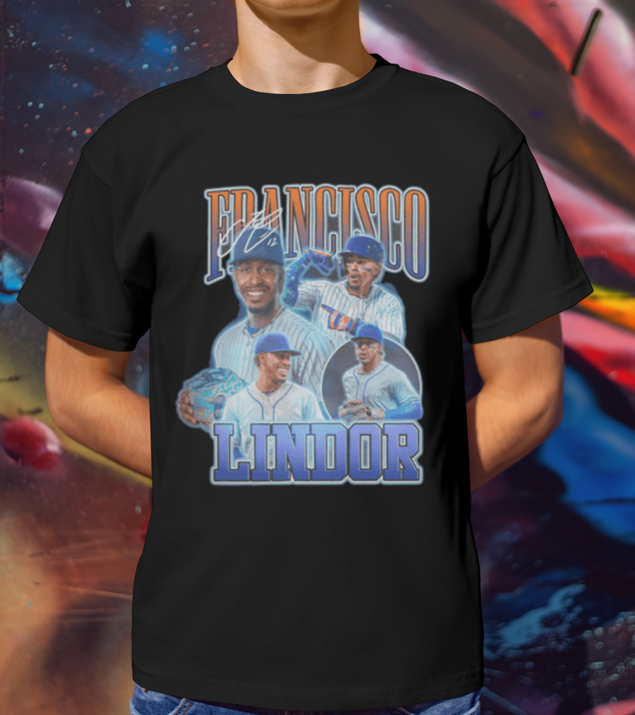 Francisco Lindor Signature Series Baseball Player T-Shirt