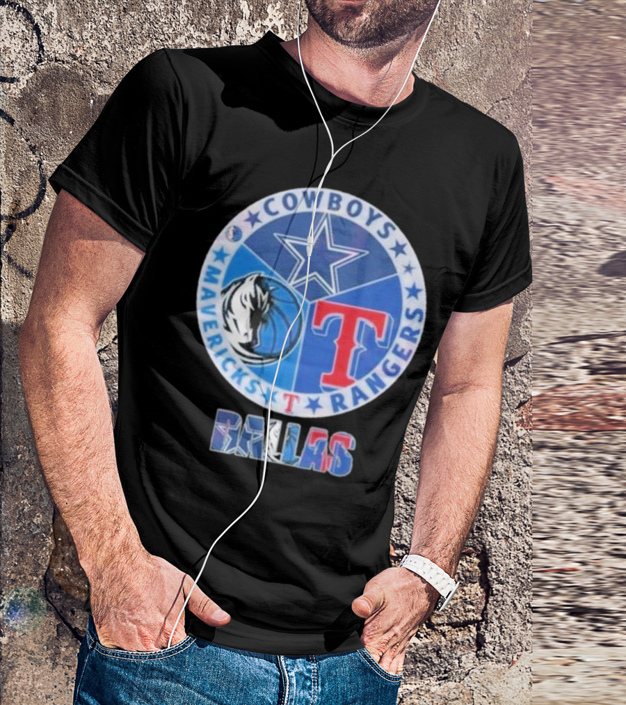 Dallas Cowboys Mavericks Rangers T-Shirt