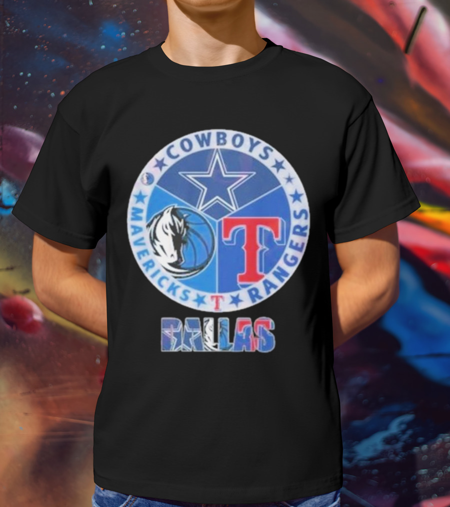 Dallas Cowboys Mavericks Rangers T-Shirt