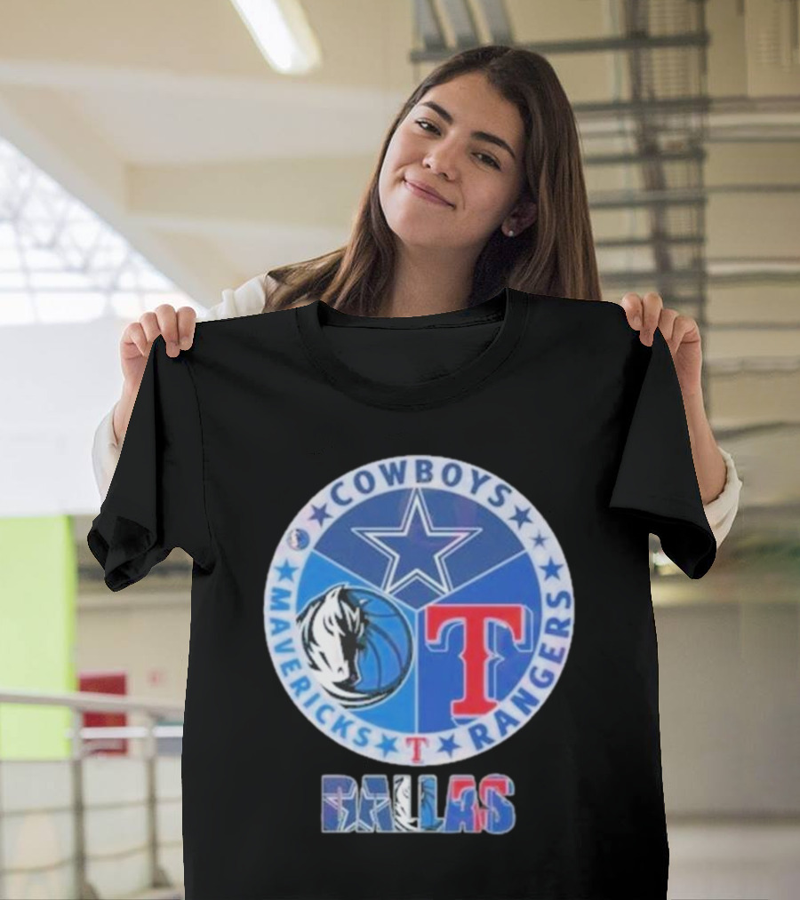 Dallas Cowboys Mavericks Rangers T-Shirt