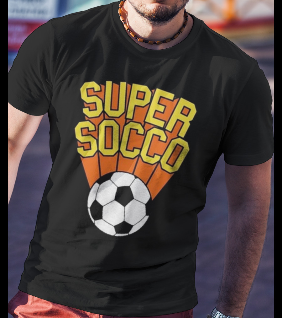 Super Socco Soccer Ball Burst T-Shirt