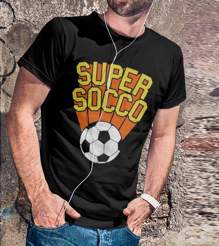 Super Socco Soccer Ball Burst T-Shirt