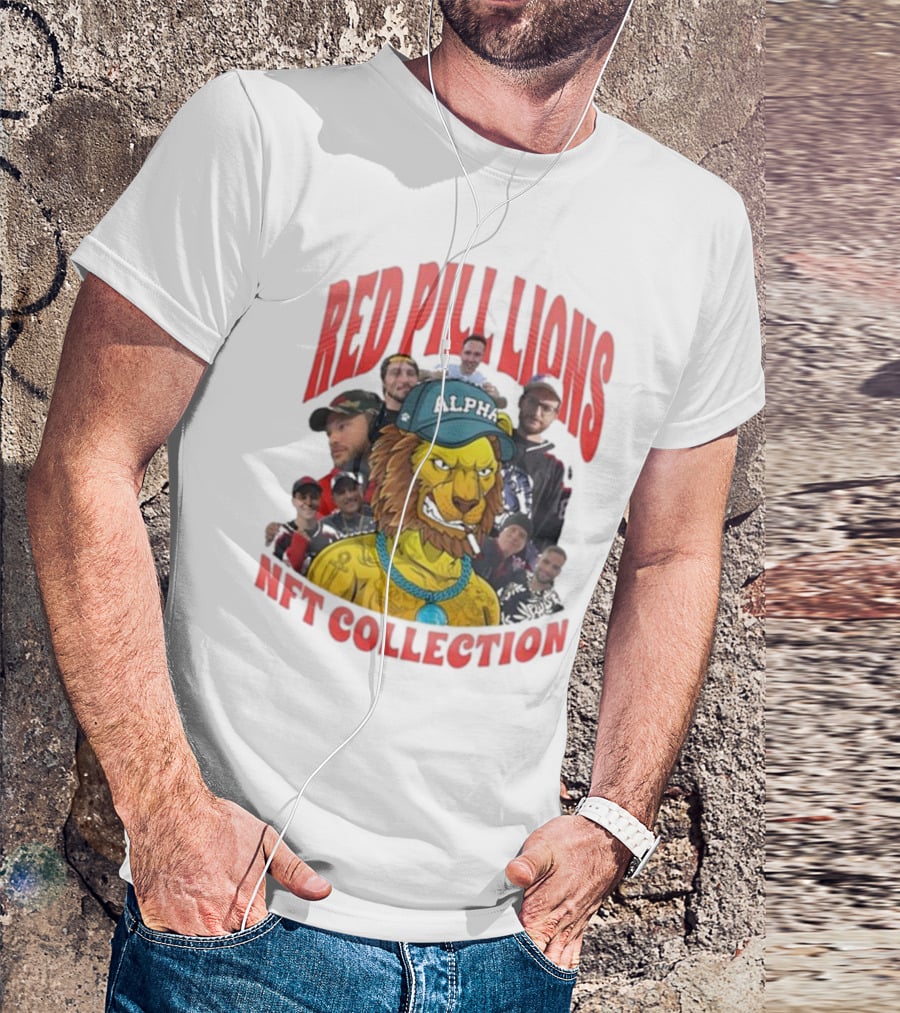 Red Pill Lions NFT Collection Alpha T-Shirt