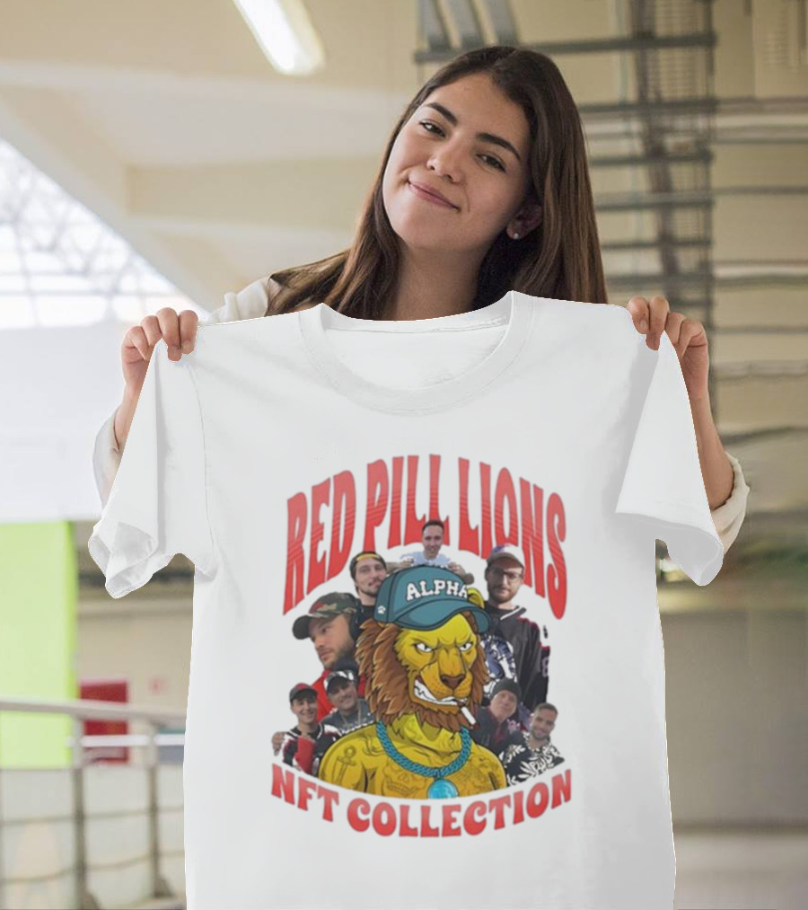 Red Pill Lions NFT Collection Alpha T-Shirt