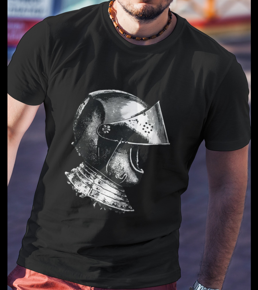 A Knight Helmet Medieval Armor T-Shirt